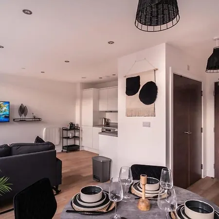 Stayzeni, Alexandra Rise Manchester Sleek 1 Bed Exterior photo
